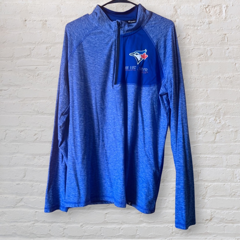 Men's Fanatics Branded Royal Toronto Blue Jays Made 2 Move Quarter-Zip Jacket